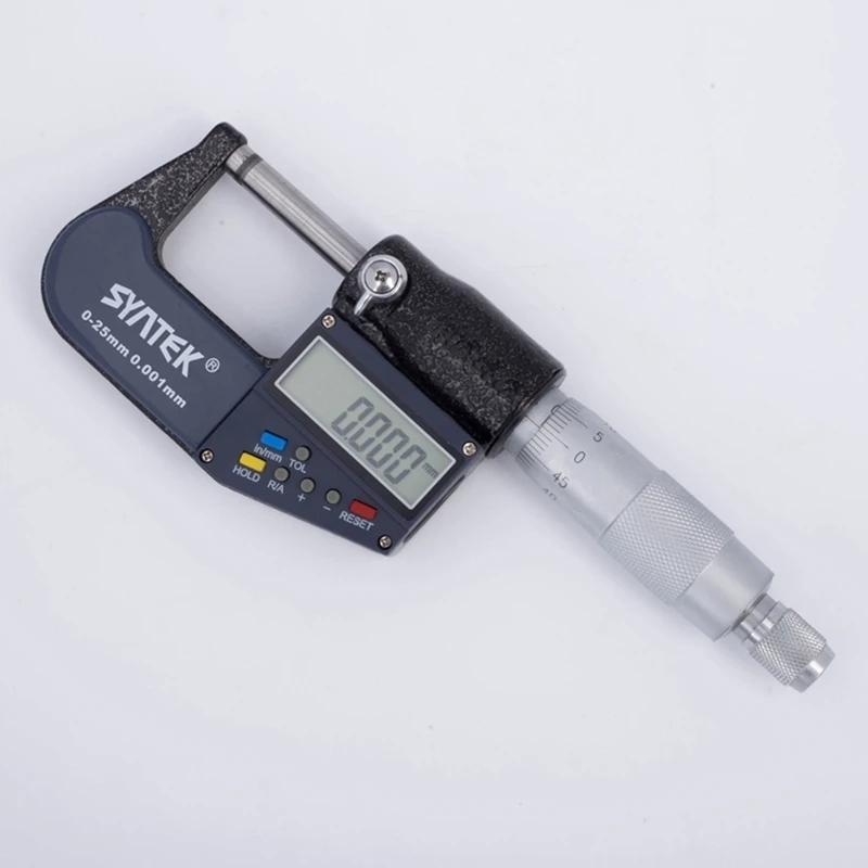 0,001 mm Cyfrowy Mikrometr 0-100 mm Elektroniczne Zewnętrzne Student Chromowany Suwmiarka narzędzia Pomiarowe 0-25-50-75-100 mm