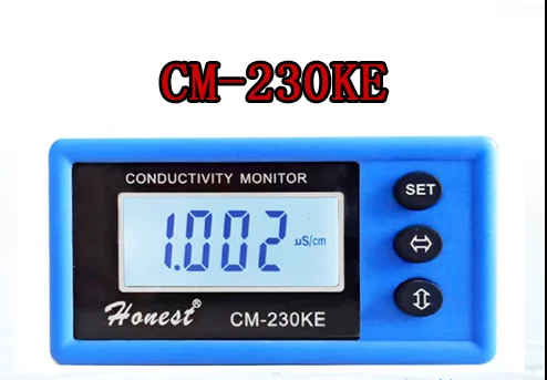 Przemysłowy online Miernik Przewodności CM-230KE 0-9999us 4-20mA Wyjściowy Sygnał Alarmu