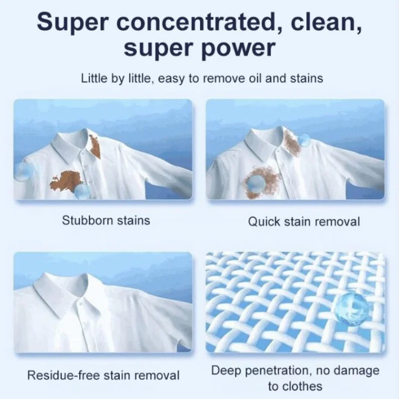 Artefakt dezynfekcji, środki do usuwania plam na ubraniach z aktywnej formy 3/6 butelek