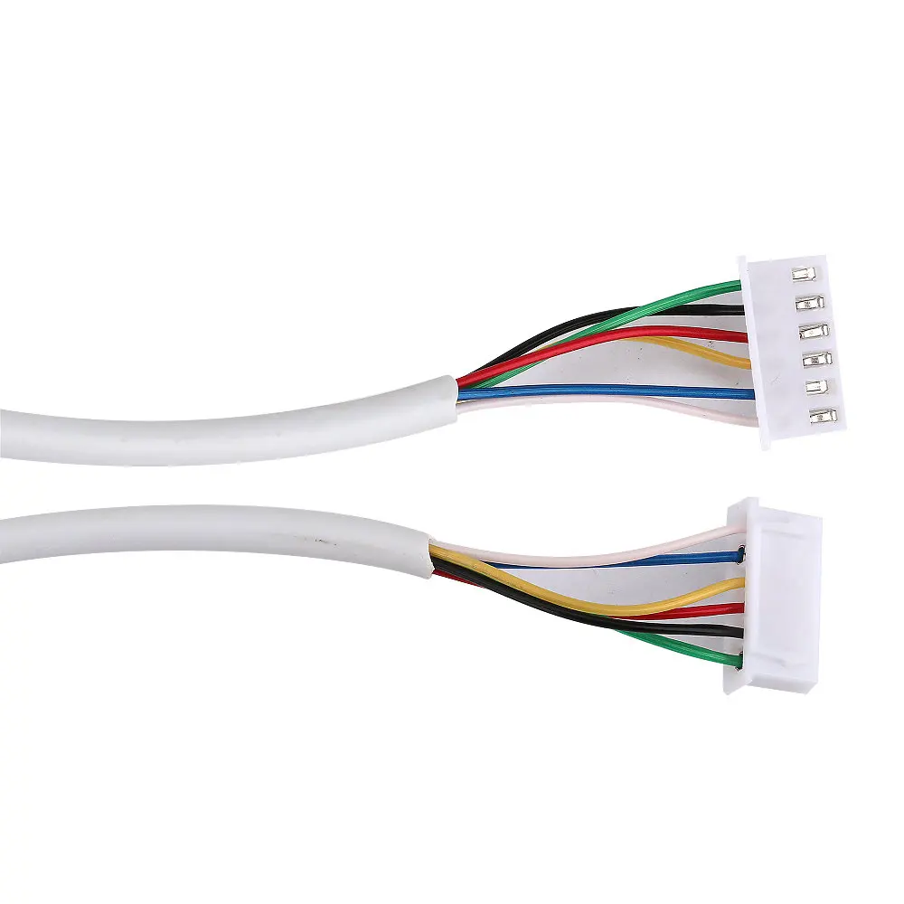 15 M 2,54*6 P 6 przewodowy kabel do wideodomofonu Kolorowy Wideodomofon dzwonek przewodowy kabel komunikacji Wewnętrznej