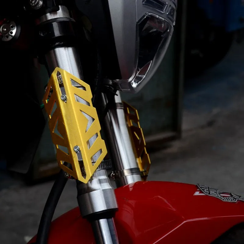 Modyfikacja Motocykla Akcesoria Motocykl Elektryczny Przedni Widelec Anty Spadająca Pokrywa Rura Wydechowa Skutera Pokrywka