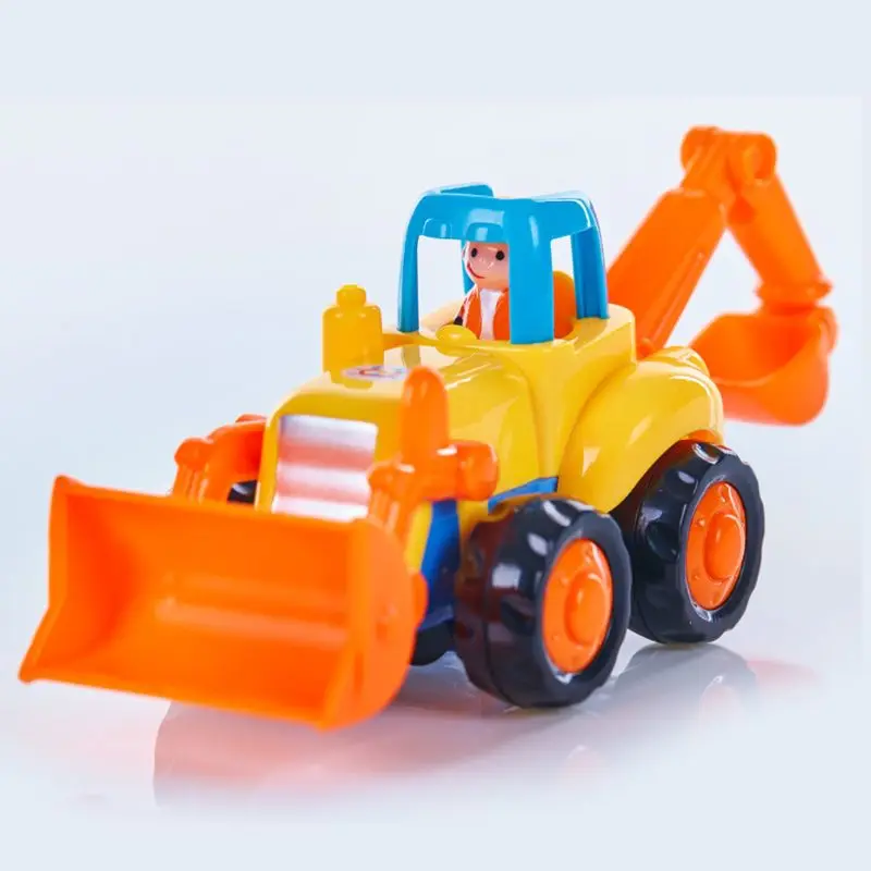 D7YD Interaktywny Push & Go Samochód Ciężarowy Szkolenia Zestaw Zabawki, Gry Na świeżym Powietrzu Cierny Samochód Maszyny Budowlane Zabawki
