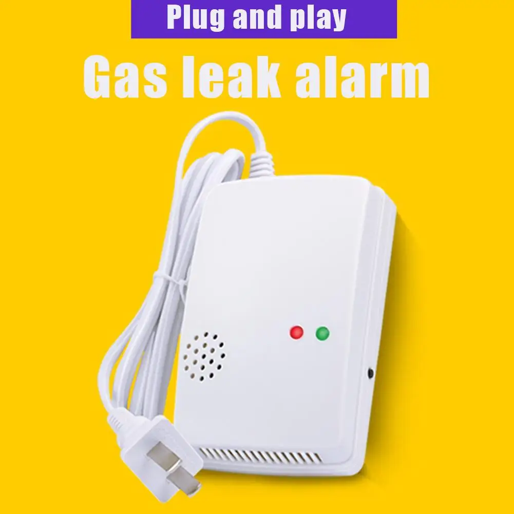 AT-300 Czujka gazu, Sygnalizacja Bezpieczeństwa w domu Wrażliwy Czujnik Detektor Gazu wilgotności Względnej nie Mniejszej niż 90% wilgotności względnej Biały