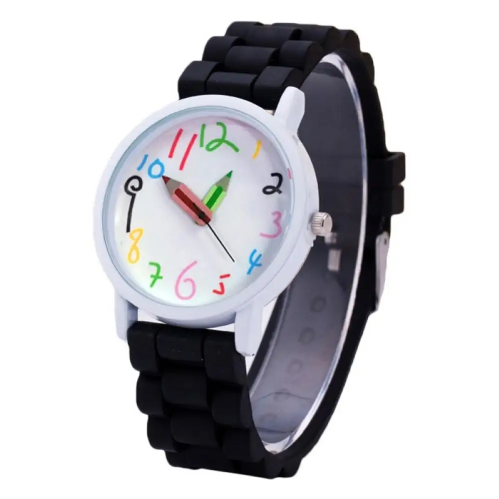 2021 Dziecięce zegarki inteligentne cyfrowe Moda dla Dzieci Zegary z Карандашной wskaźnika Kwarcowy Zegarek dla chłopców i Dziewcząt, Uniwersalne Zegarki