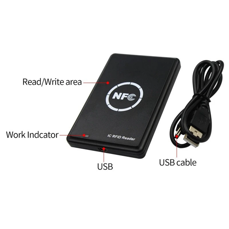 RFID Ksero Powielacz Brelok NFC Czytnik kart Inteligentnych Pisarz 13,56 Mhz Zaszyfrowany Programator USB UID EM4305 Kopia Etykietki dla Kart