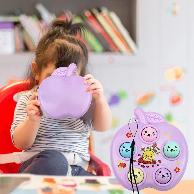 Ręczny Mini-Automat Zabawka Ręcznego Gry Suseł Zabawka Kształt Okrągły Mały Automat Prezent Dla Dzieci, Stymulowanie