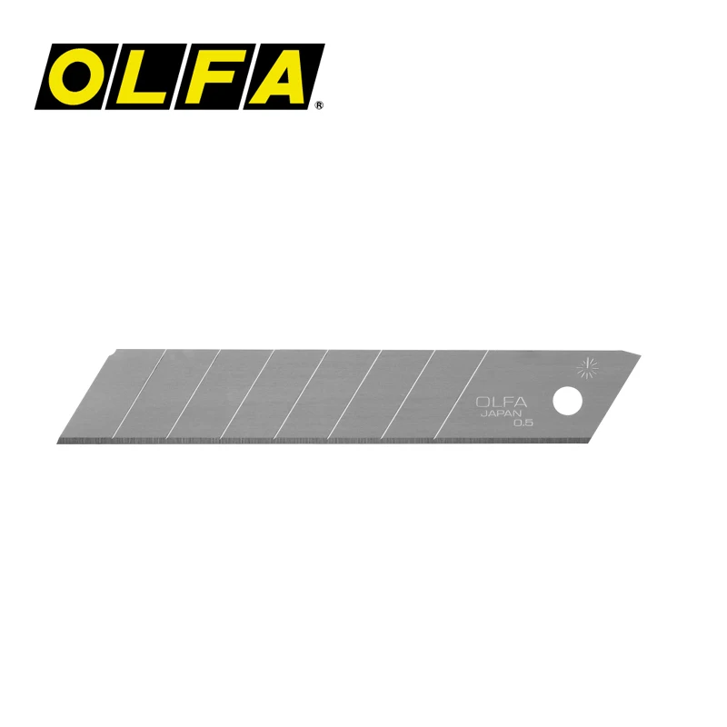 OLFA LBB-50 Zapasowe Ostrza 18 mm Excel Czarne Ostrze 50 szt. Wydajna Wymienialne Ostrze Noża Akcesoria do L5/NL-AL Cutter