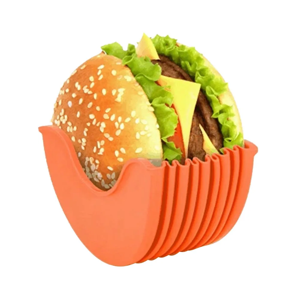 Hamburger Jedzenie, Kok Stały Stelaż Chowany Kanapkę Burger Uchwyt Klip Wielokrotnego Użytku Domowego Kuchennego Wystroju