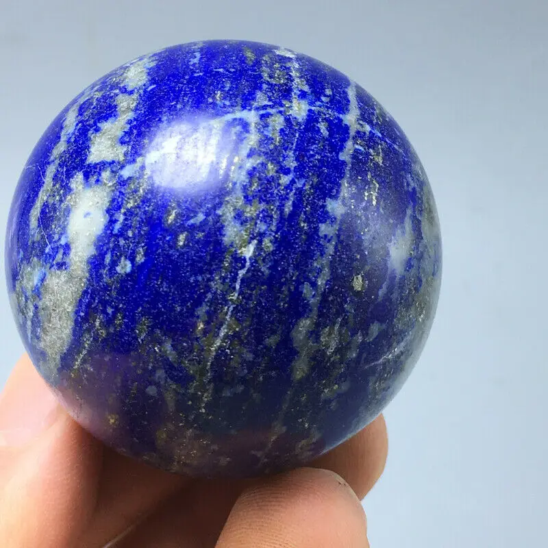 5-5,5 cm Naturalny lapis lazuli Kwarcowa Kula Kryształowa Kula Próbki Uzdrowienia