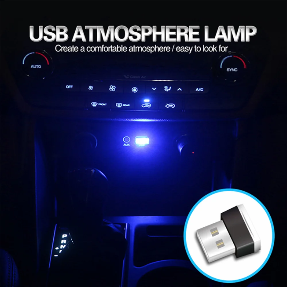 2021 Samochód-Stylizacja USB Atmosfera Oprawa LED Do Kia Rio K2 K3 K3S K5 K4 KX3 KX5 Cerato Soul Forte Sportage SORENTO