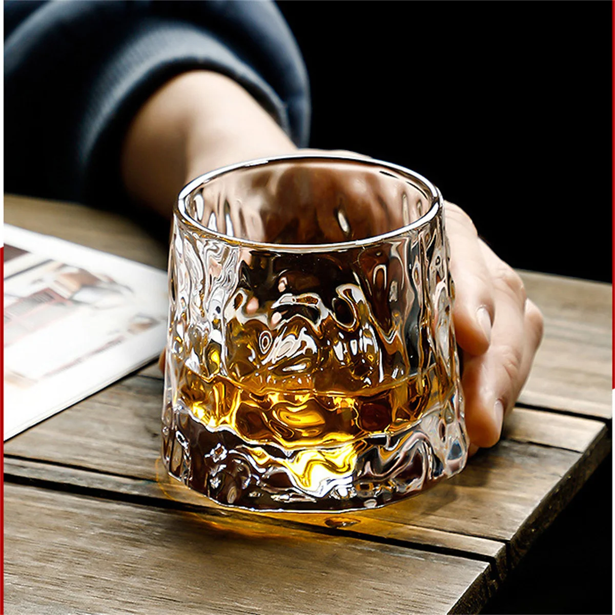 Szklanki Do Bourbona Obrotowy Szklanki Do Whisky Starej Whisky Obrotowy Szklanki Do Whisky Szklanki Do Whisky, Kieliszki Kubki, Wazony