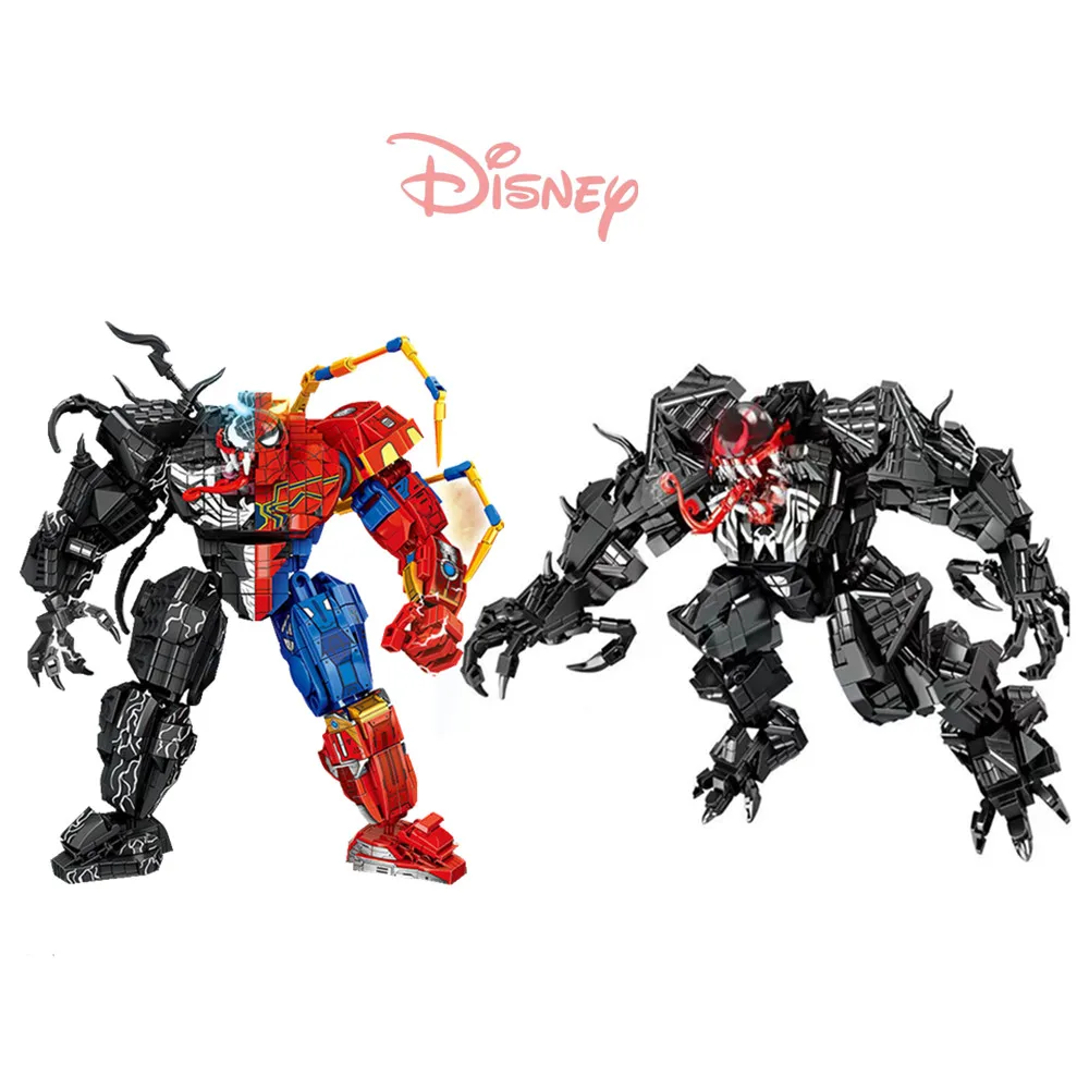 Disney Mściciel Pająki Bohaterowie Futra Pancerz Żelazka Mini Lalki Zabawki Męskie Figurki Robot Zabawka Blok Konstrukcyjny Cegła Dzieci Zestaw Chłopców