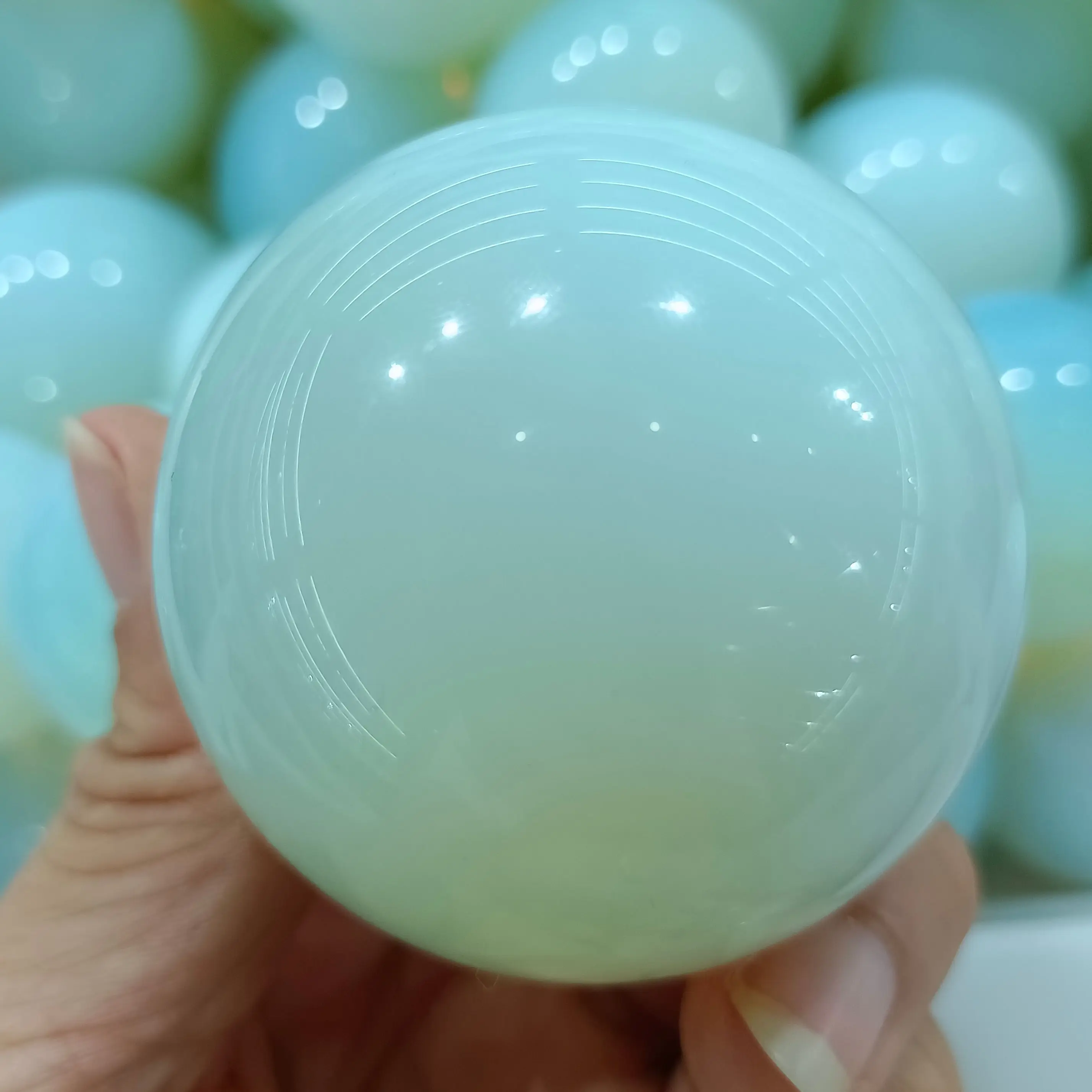 Naturalny Opal Balon Handmade Kryształowe Dekoracje Dla domu biura Rzemieślnicze Dekoracji