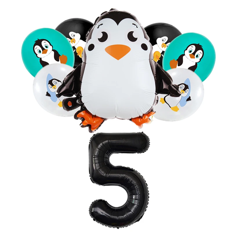 Kreskówka Zwierząt Pingwin Temat Folia Balony Urodziny dekoracje Na Przyjęcia Urodzinowe Akcesoria Do pielęgnacji Dzieci korzyść zabawki Śliczne Balony