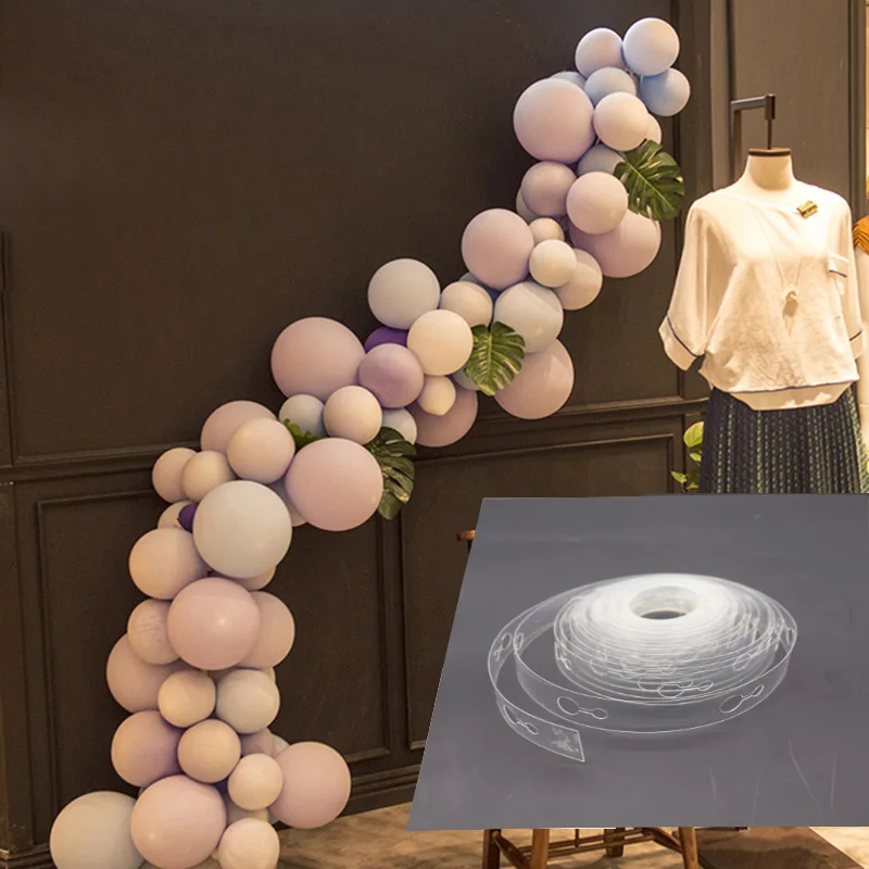 DIY Lateksowe Balony Narzędzie Do Modelowania Plastikowa Piłka Łańcuch 5 M Balon Krawat Uchwyt Narzędzia Urodziny Dekoracje Ślubne Dostawy