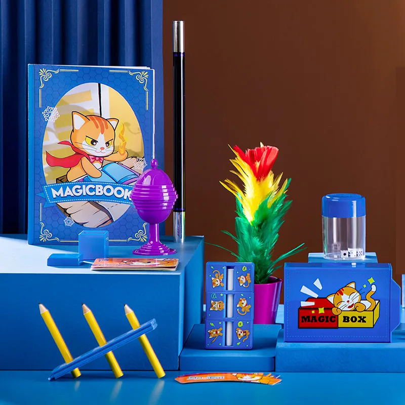 Dla dzieci Magiczne Sztuczki Zabawki Hanky Panky's Junior Magiczny Zestaw Prosty Magiczne Rekwizyty Magia Początkujących Dzieci Z Zestawem do nauki Magii ZXH