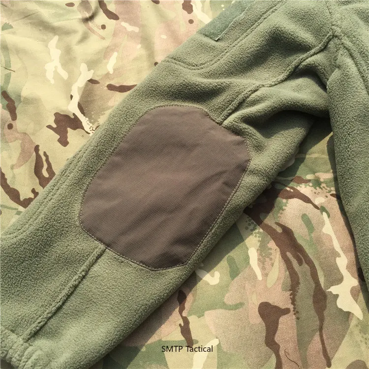 SMTP Taktyczny wojskowy zielony 400 g zimnej polaru tkaniny kurtka ciepły płaszcz miękka powłoka ciepła kurtka