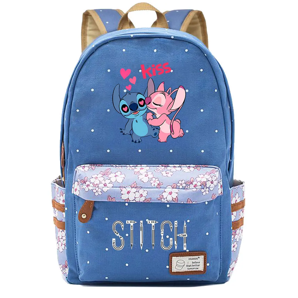 Disney Stitch Nowy Plecak Kreskówka Ładny Modny Damski Plecak O Dużej Pojemności, Wysokiej Jakości Ekskluzywna Marka Studenckie Szkolna Torba