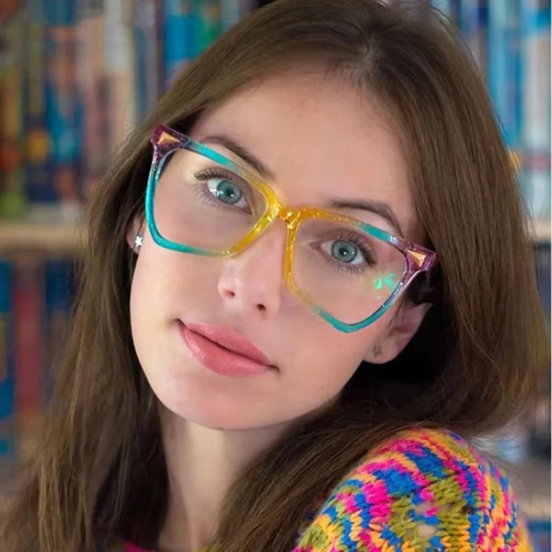 Nowe modne Nieregularne damskie Okulary przeciwsłoneczne Marki Designerskie Buty Kocie Oko Okulary Odcienie Kobiet Spersonalizowane Okulary Przeciwsłoneczne dla dziewczyn