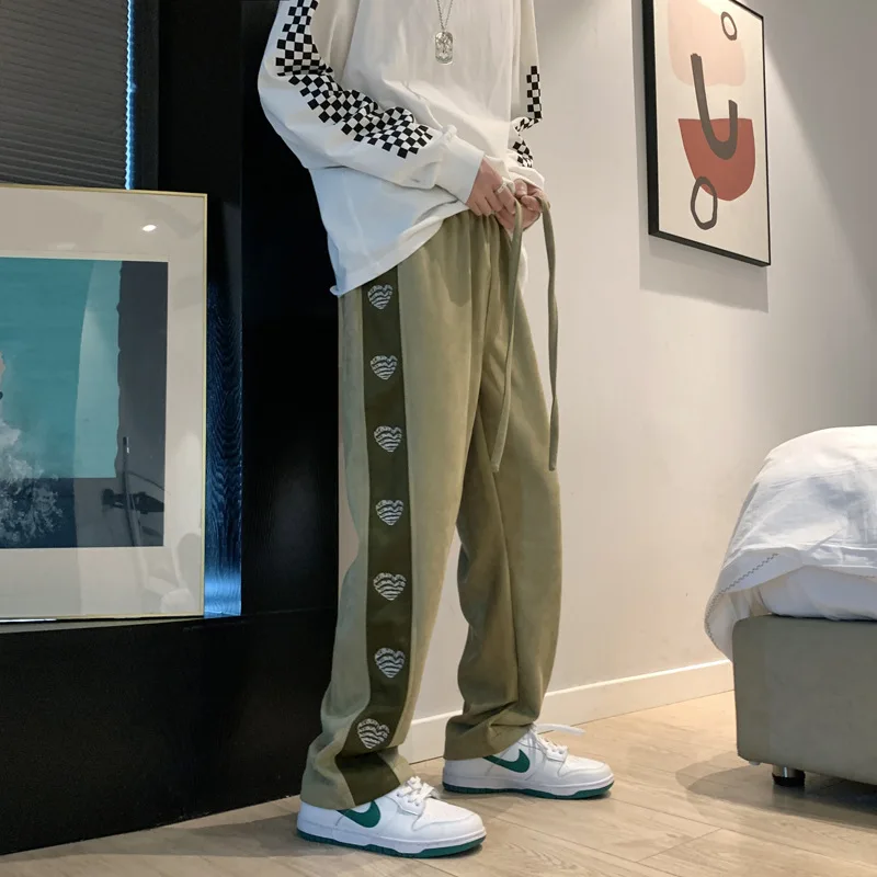 Casual spodnie Męskie koreańska wersja Trendu Ins, Temat bezpośrednie markowe uniwersalne, sportowe spodnie damskie w stylu hip-hop, meble, odzież