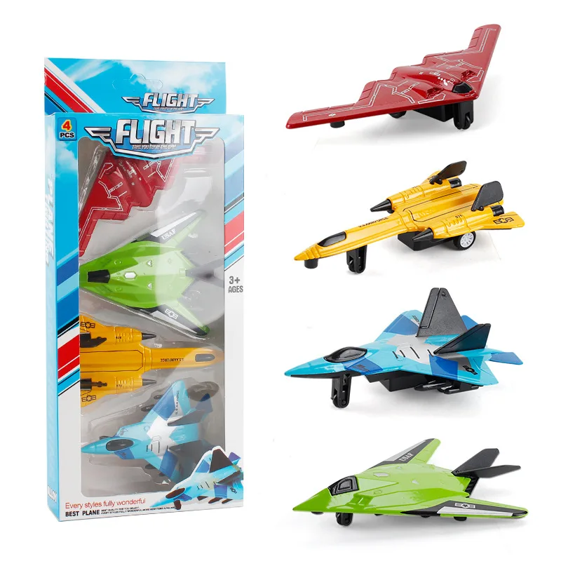 Formowane Pod Ciśnieniem Mini-Stop Wycofujące Samolot Wojskowy Myśliwiec Simulation Model Samolotu Zabawki Dla Dzieci, Prezenty Dla Dzieci Chłopców