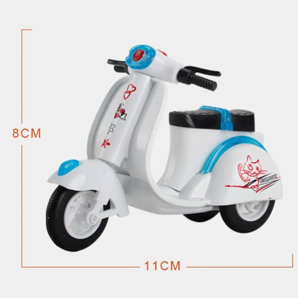 Dzieci Ciągną Temu Mini-Samochód Stop Motocykl Trójkołowy Model Edukacyjna Zabawka