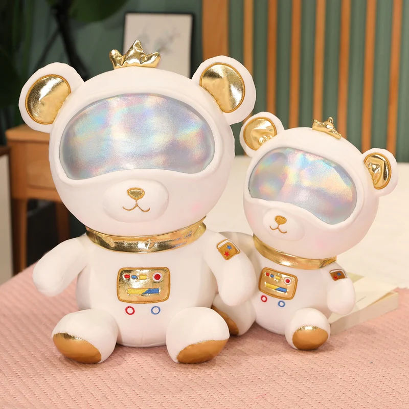 25-65 cm Ładny Kosmiczny Miś, Lalka Astronauta Miś Pluszowe Zabawki Miękkie Miękkie Zwierzęta Kanapa Poduszka dla Dzieci Prezent Na Urodziny Wystrój Domu
