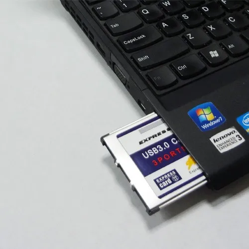 BC718 Notebook Express-Karta ExpressCard na 3 Porty USB 3,0 Hub Adapter Konwerter 54 MM FL1100 Karta Rozszerzeń dla KOMPUTERÓW Przenośnych