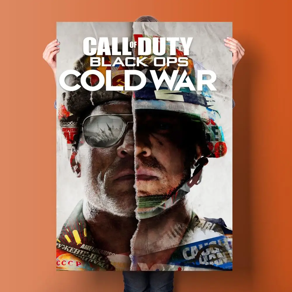 Call Of Duty Black Ops Plakat Zimnej Wojny Uchwyt Sztuka Płótnie Plakaty Ozdoba Sztuka Spersonalizowany Prezent Nowoczesny hotel Rodzinny obraz do sypialni