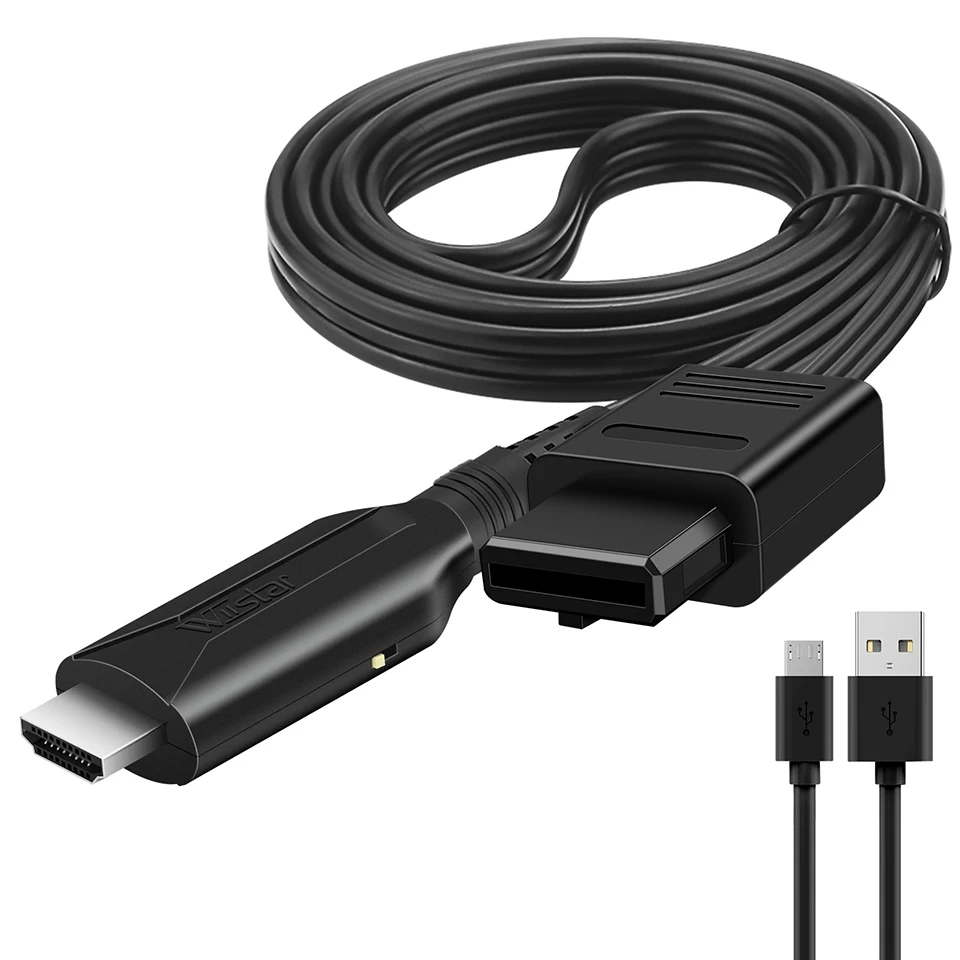 N64-HDMI, Do NGC/SNES/N64 do HDMI Konwerter adapter-Przewód elektryczny Dla N64 Dla GameCube Plug and play Pełna cyfrowy kabel Akcesoria