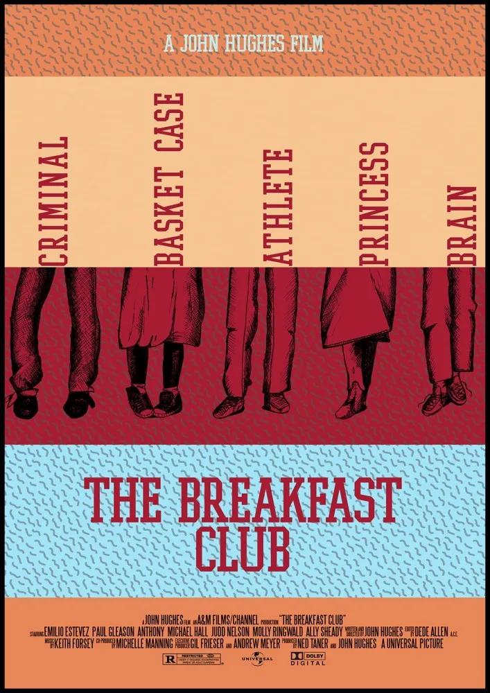 Club plakat ze śniadaniem, tapety, wystrój wnętrz, salon, dekoracja baru, naklejki, malowanie ścian