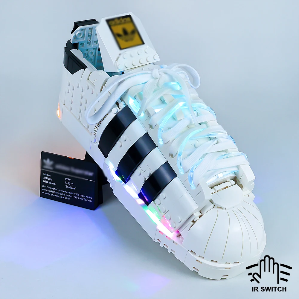 Zestaw oświetlenia led dla Creator Expert 10282 Original Superstar Sneaker Building Bocks (NIE zawiera model)