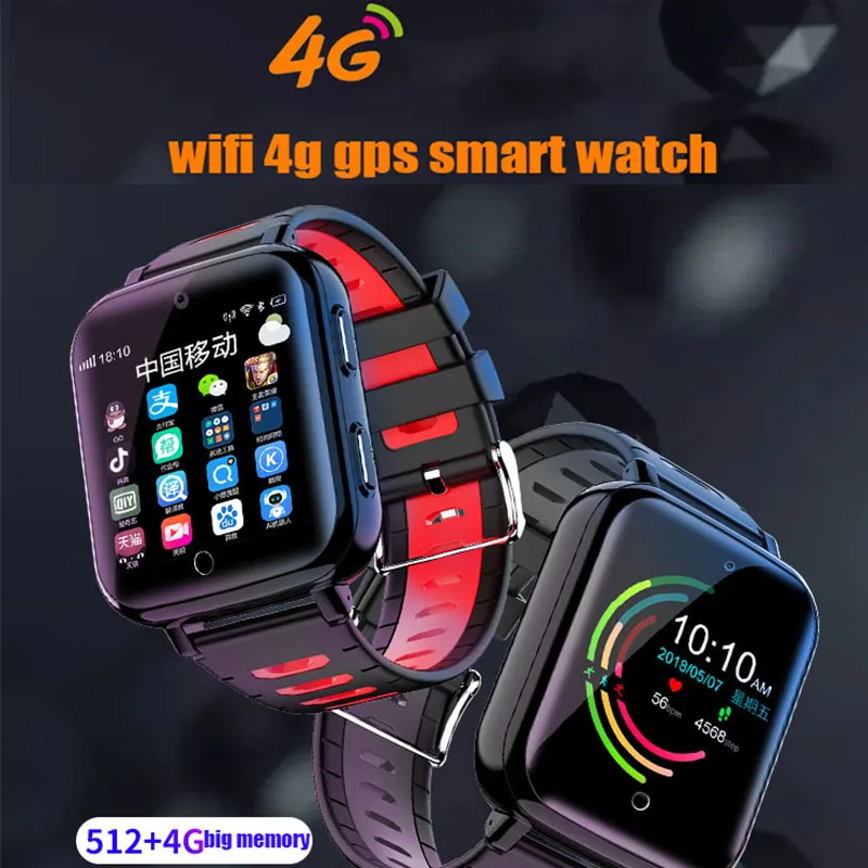 1000 mah Duży akumulator Smartwatch Dzieci IP68 4G Smartwatch GPS Sim WIFI Android Zegarek Nowa moda 1,54 cala pk hope x361