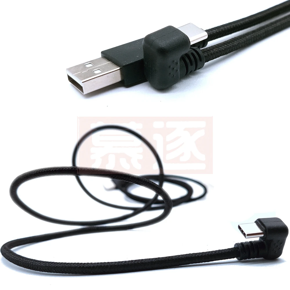 1,5 M Kąt 180 stopni w górę i w Dół USB 3.1 Type C wtyk do USB kabel do ładowania i transmisji danych 150 cm