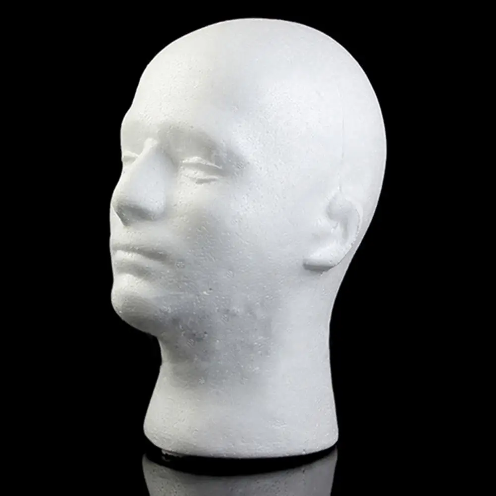 Wspornik Peruki pianki, styropianu lekkiej modelu Głowy manekiny męskie solidna wytrzymała na Wystawę