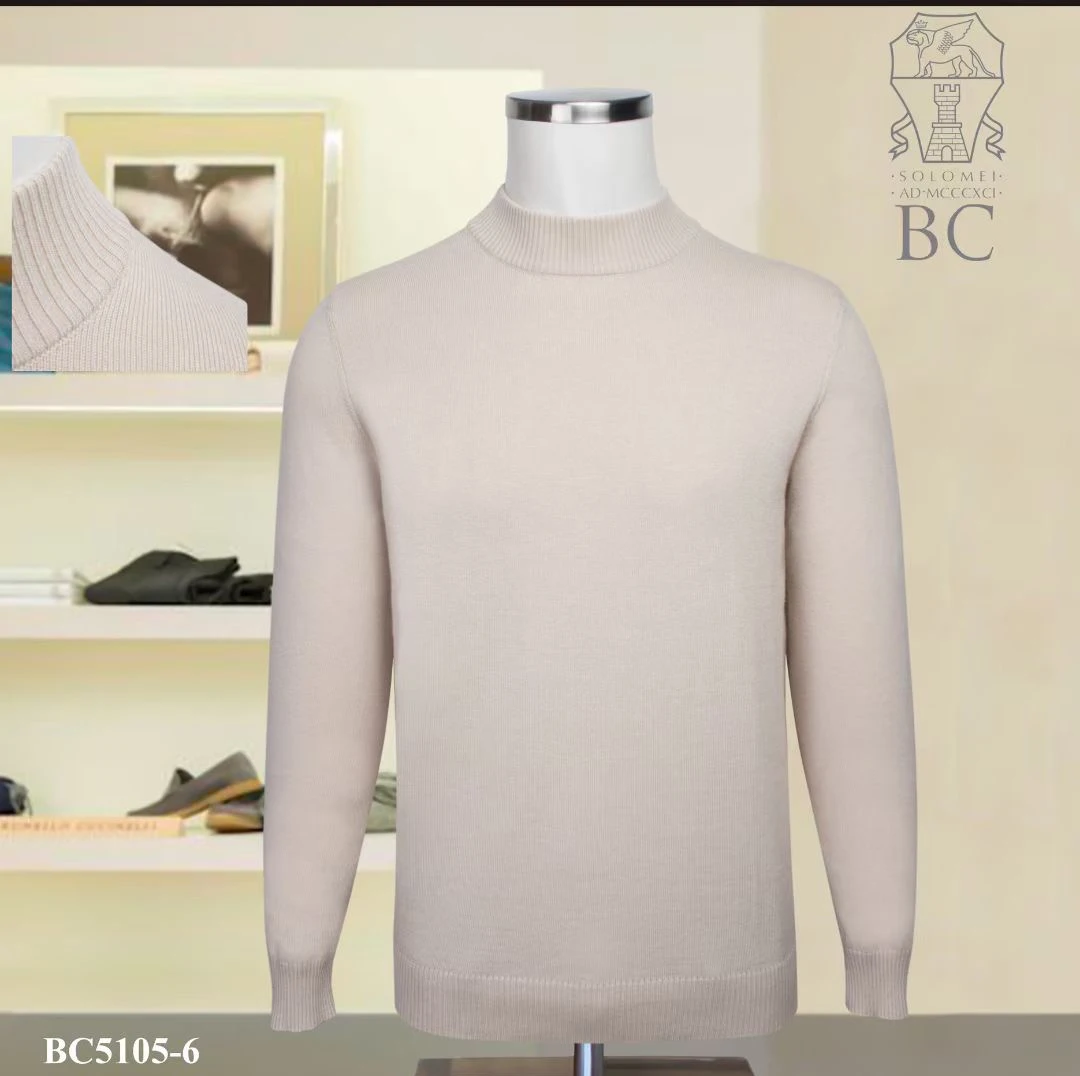 Miliarder Kaszmirowy Sweter męski 2023 jesień zima Moda Ocieplony odzież Z Długim rękawem elastyczny wysokiej jakości duże rozmiary M-4XL