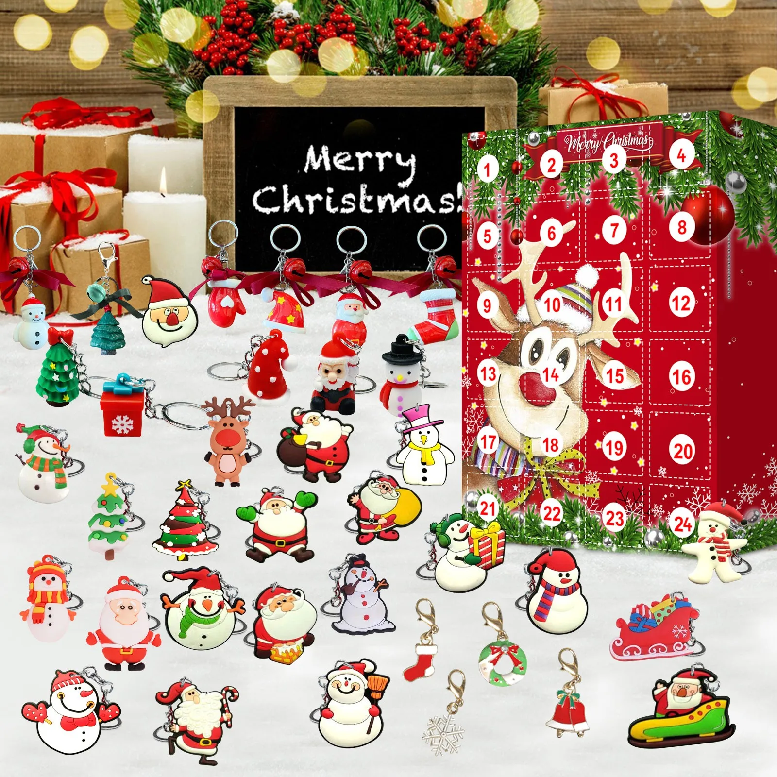 Boże Narodzenie 2022 Kalendarz Adwentowy Dla Dzieci Świąteczny Kalendarz Odliczania Z 24 Szt Subtelna I Piękna Lalka Pilota Christmas Theme