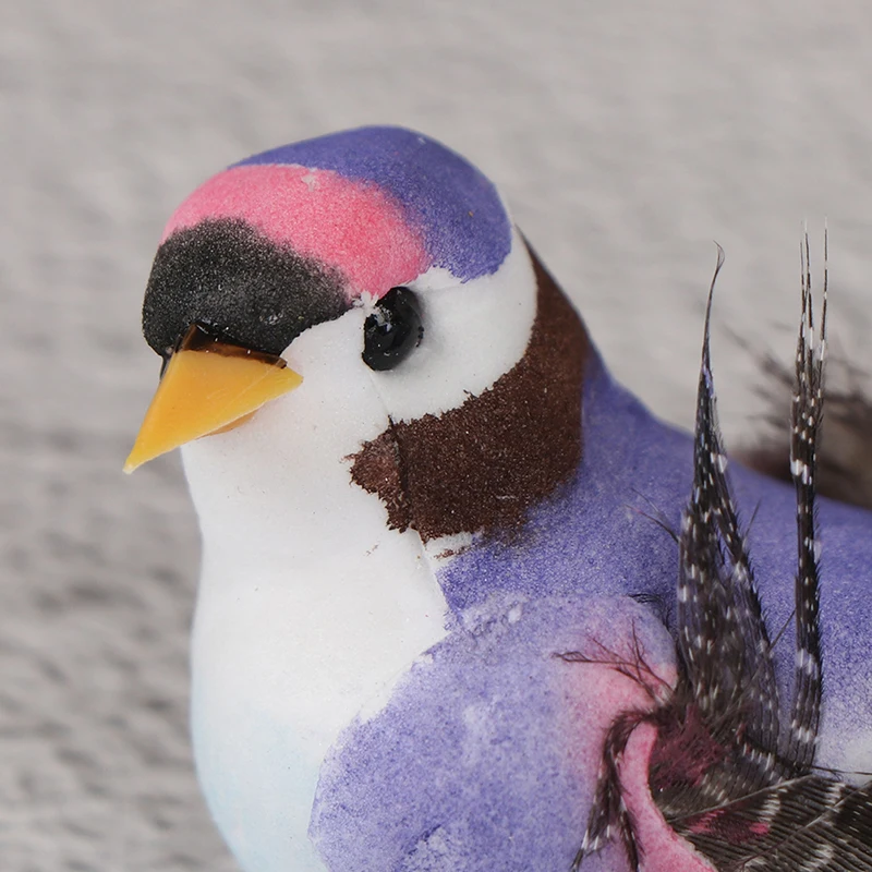 Imitacja Ptaki Sztuczne Gołębie Pianka Pióro Ptak DIY Wieczorne Rzemiosła Ornament Rekwizyty Ogród Home Decor Dekoracje Ślubne