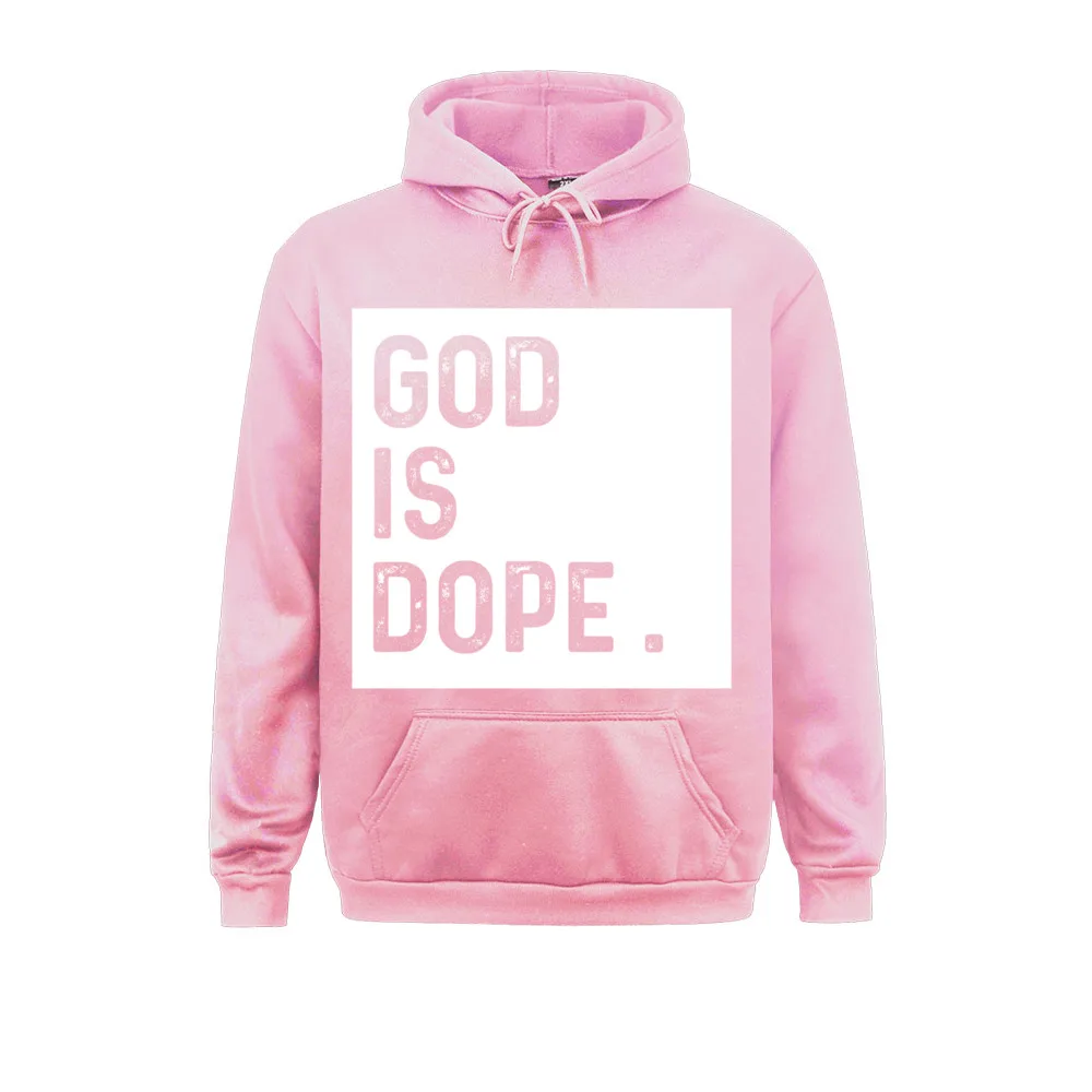 Hip-Hop Męskie Bluzy GOD IS DOPE Bluza BIAŁA Fajna Wiara Chrześcijańska Wierzący Prezent Sweter Bluza z kapturem Peleryny z kapturem Z Długim Rękawem