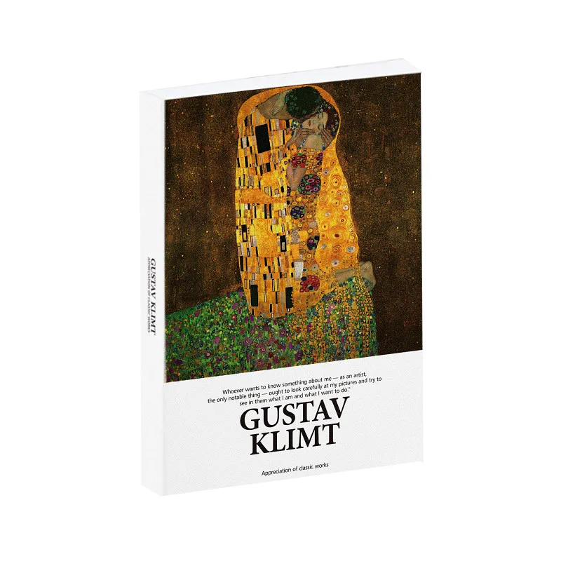 30SZT Gustav Klimt, Malarstwo Fotografia Pocztówka Artystyczna Kartkę z Życzeniami Prezent Dekoracyjne Świąteczne Tag z Życzeniami Wiadomość, Pocztówka Pocztówka Urzędniczy