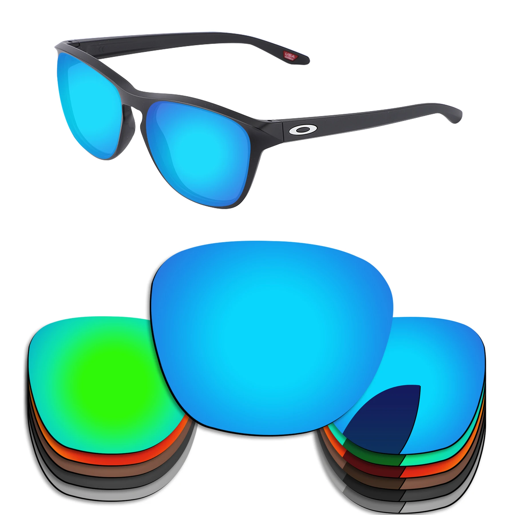 Wymienne soczewki Bsymbo dla-Oakley Manorburn OO9479 - okulary przeciwsłoneczne z polaryzacją - Kilka opcji