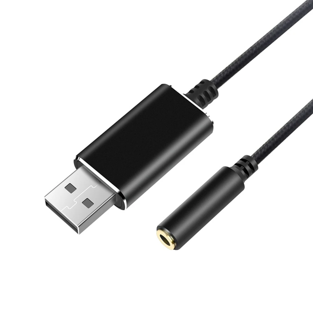 Złącze Аудиоадаптера ze Złączem USB-3,5 mm do stacjonarnego laptopa MacBook PS4