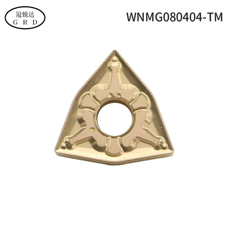 Wstaw WNMG0804 nadaje się do zwykłej stali miękkiej, stali 45 #, hartowanej stali i ковочных materiałów, używane z dźwignią tokarskich