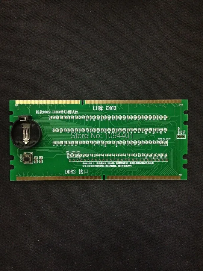 1 szt. * Całkowicie Nowa Stołowa, płyta główna DDR2 DDR3 RAM Memorry Gniazdo Tester z diodami led