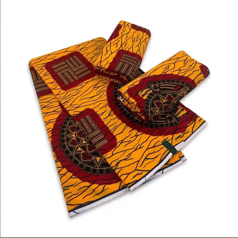 Afrykański Prawdziwy Prawdziwy Wosk Print Kente Tkanina Do Szycia Sukni Tkaniny Patchwork Ankara Wosk Bawełna Materiał Najwyższej Jakości F2-24