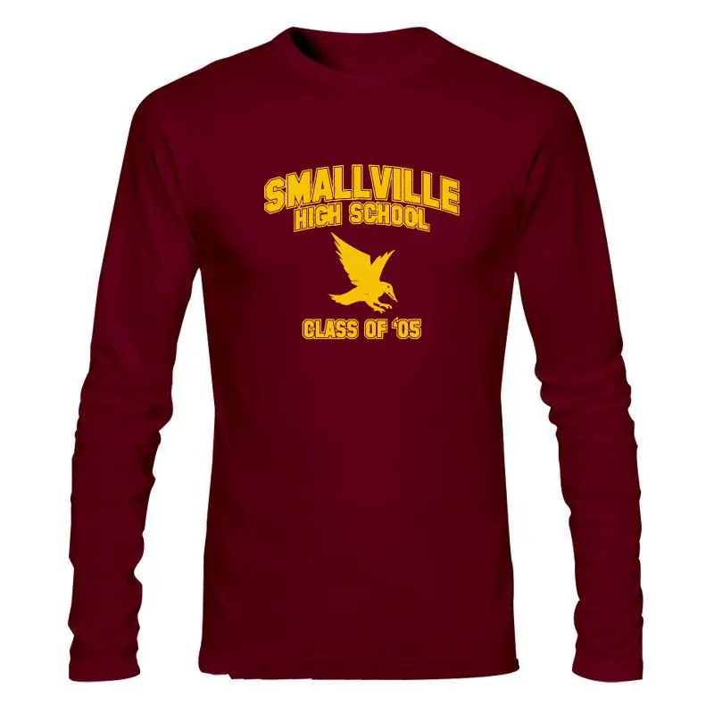 Odzież męska Nowa Męska Koszulka Smallville Class 2005 roku Damska