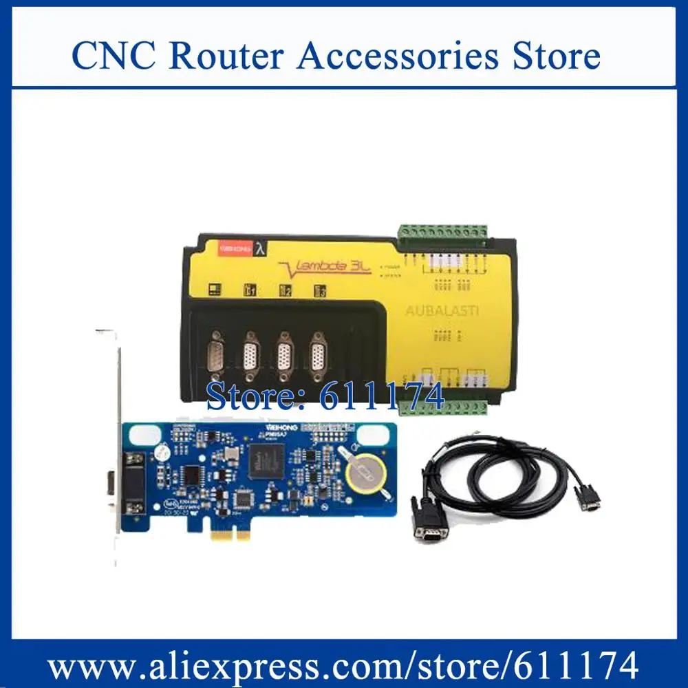 Weihong 3-osiowy sterownik CNC PCIMC-95A, Ncstudio PM95A-3A Lambda3S 3-osiowy kontroler routera CNC Zamiast PM53C/3L
