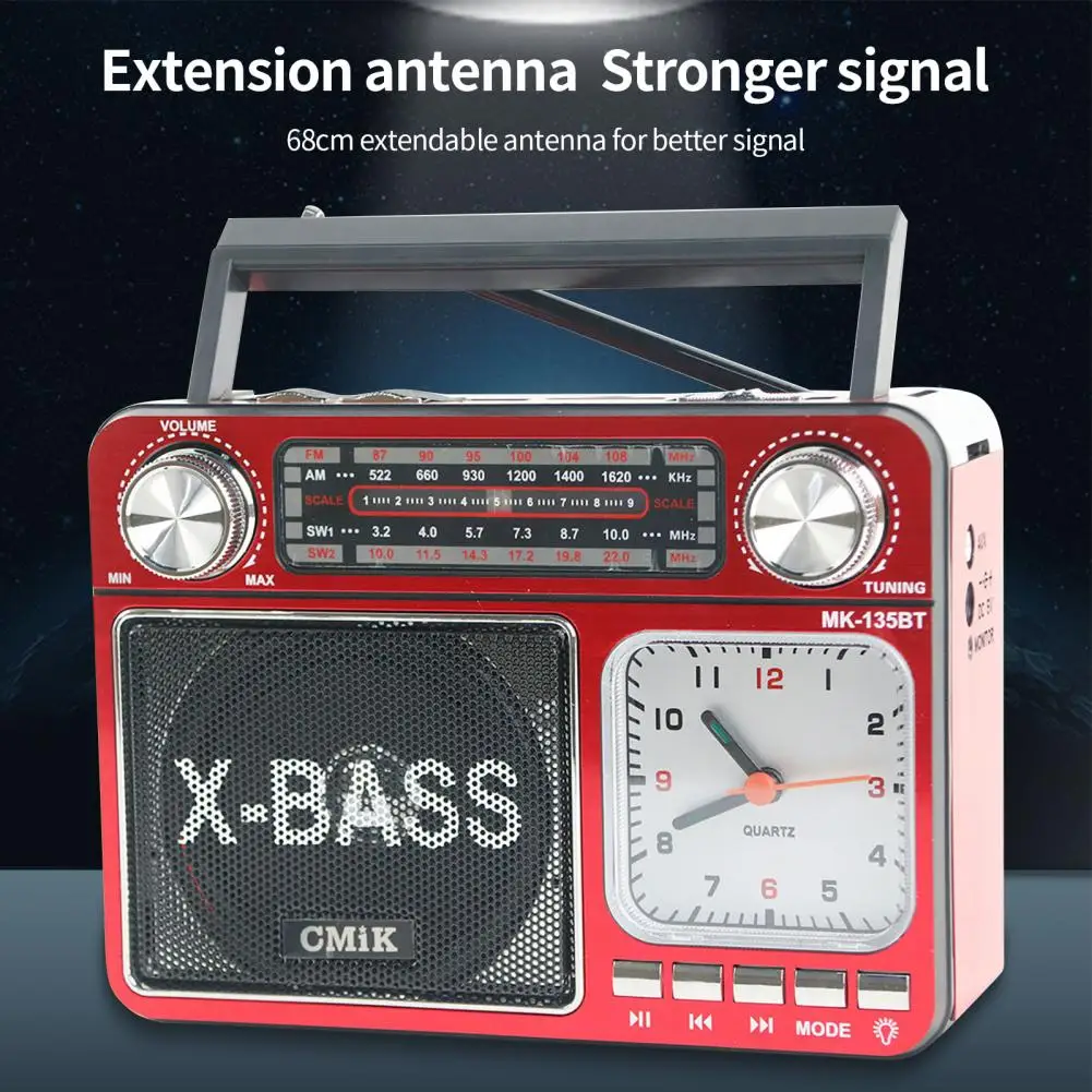Rx-381bt Трехдиапазонное radio Wzór Przenośna pamięć masowa dołączana płyta Głośnik Bluetooth FM Półprzewodnikowe stacji Portatil Am Fm Radio
